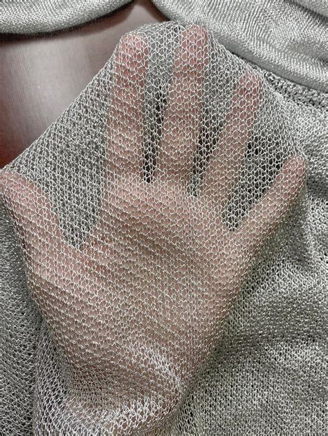 fake chainmail cloth - faux chainmail shirts.